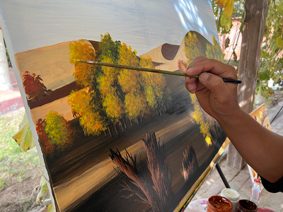 沿着河湖看新疆丨刀郎农民画 乡村振兴入“画”来，绘画技术培训赋能乡村文化